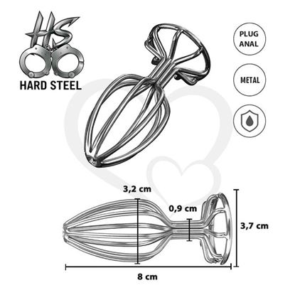 Plug anal de metal Medium